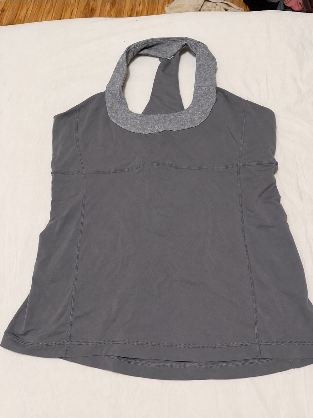 Lululemon Gray Racerback Athletic Tank Top Size Medium